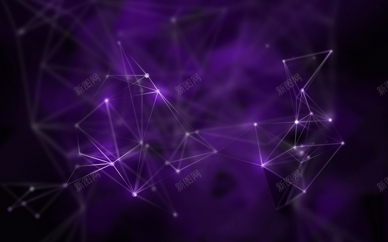 浪漫紫色星光背景jpg设计背景_新图网 https://ixintu.com 星光 星点 浪漫 白色 紫色 连线 星座 科幻 学术 海报 背景