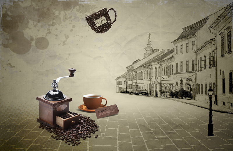 城市街道咖啡机海报背景psd设计背景_新图网 https://ixintu.com 咖啡机 咖啡豆 城市 复古 饮料 休闲 怀旧 城市海报 咖啡背景 开心