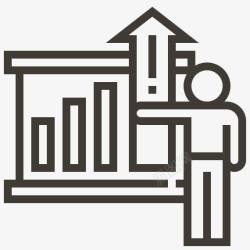 超市买东西手绘线条小区商店图标高清图片