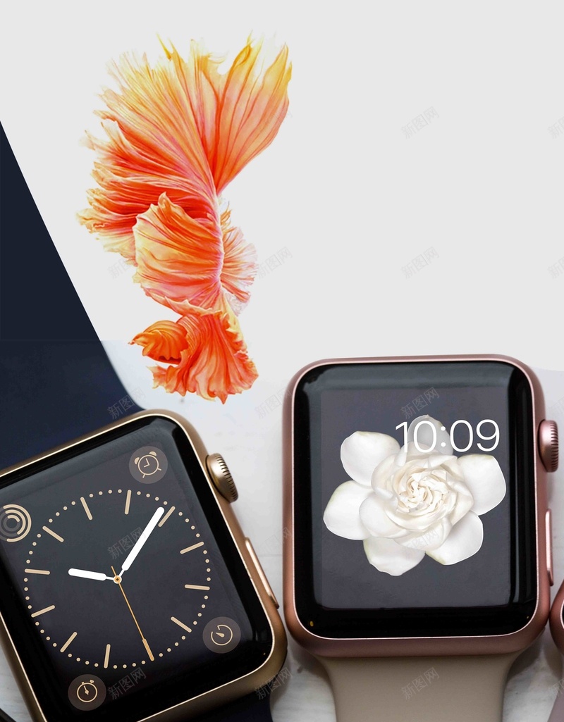 简约风苹果产品iWatch电子手表科技psd设计背景_新图网 https://ixintu.com apple watch 智能手表 苹果 iwatch