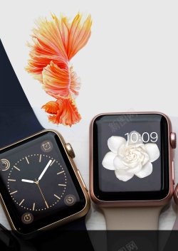 科技电子手表简约风苹果产品iWatch电子手表科技高清图片