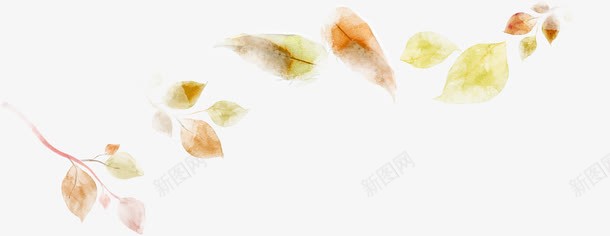 创意合成水彩树叶效果漂浮png免抠素材_新图网 https://ixintu.com 创意 合成 水彩 树叶 效果 漂浮