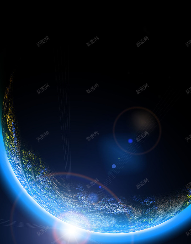 科幻地球大气H5背景素材jpg设计背景_新图网 https://ixintu.com 科幻素材 科幻背景 地球 大气 科幻 科技 商务