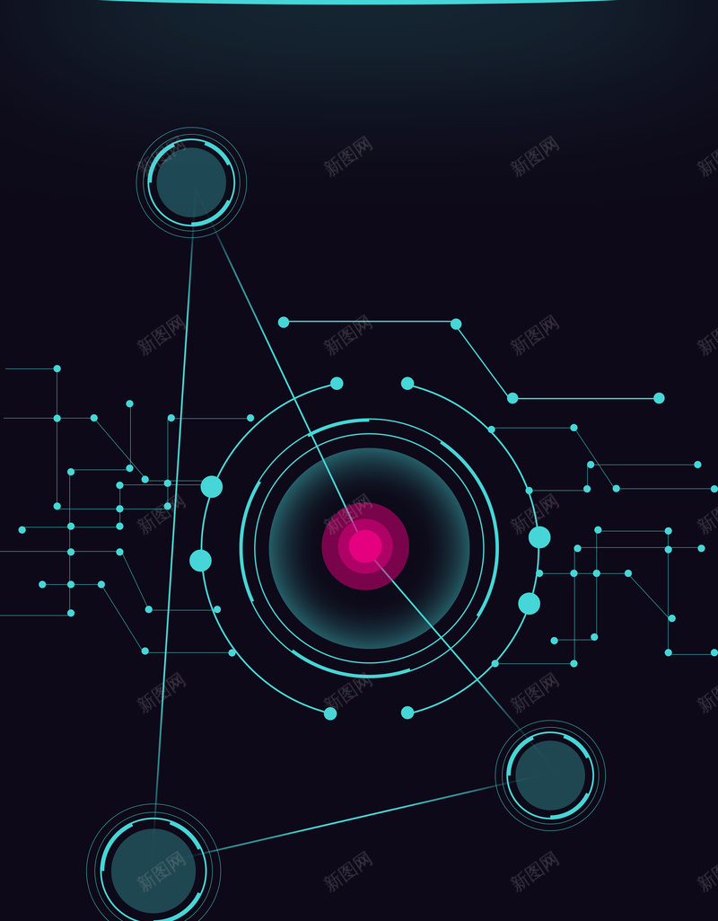 商务科技大气背景素材psd设计背景_新图网 https://ixintu.com 蓝色科技 商务 大气 科技 简约 扁平 几何背景 光点线 广告设计背景 商务科技背景 海报背景