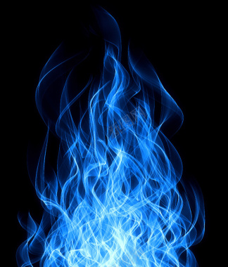 蓝色火焰炫酷H5背景背景
