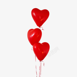 情侣的爱心气球素材