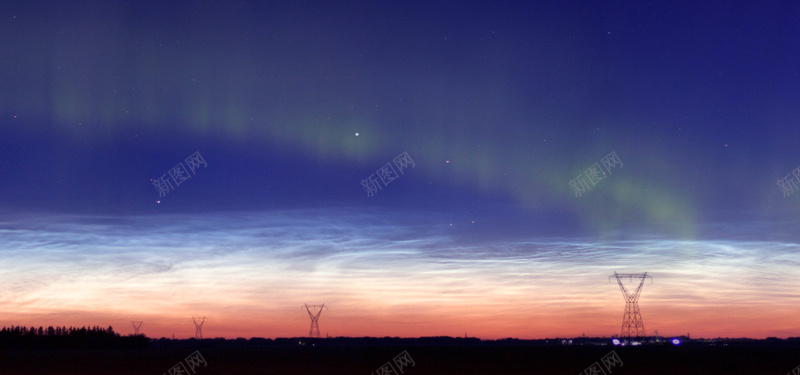 卡通背景图jpg设计背景_新图网 https://ixintu.com 海报banner 电线杆 卡通 星云 星空 星海 星际 童趣 手绘