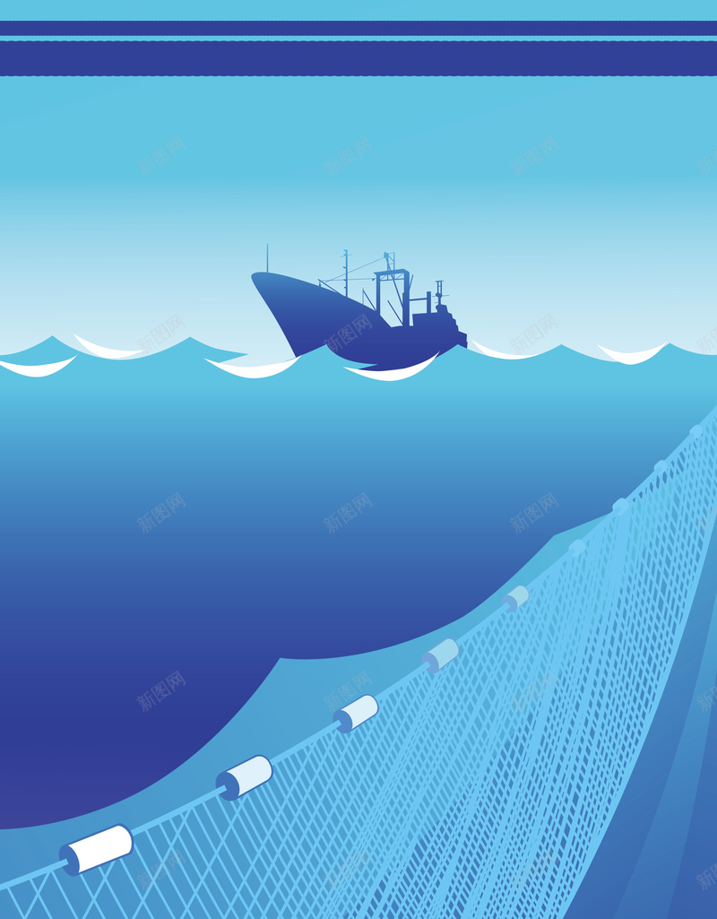 海洋渔业卡通简约蓝色海报jpg设计背景_新图网 https://ixintu.com 蓝色海报 卡通 海洋 渔业 简约 蓝色海洋 扁平 卡通海洋 蓝色背景