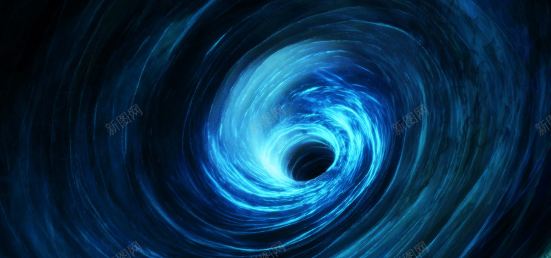 科幻背景jpg设计背景_新图网 https://ixintu.com 蓝色 科幻 漩涡 海报banner 科技 商务