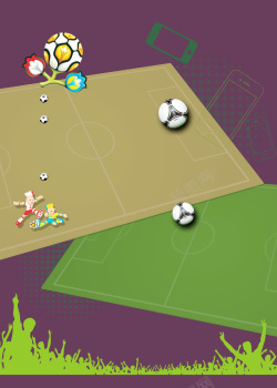 世界杯手机激情足球手机紫色背景素材高清图片