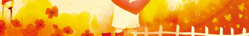 抱着桃心的小女孩背景素材psd设计背景_新图网 https://ixintu.com 小女孩 浅黄色 卡通 桃心 海报 背景 幸福 童趣 手绘