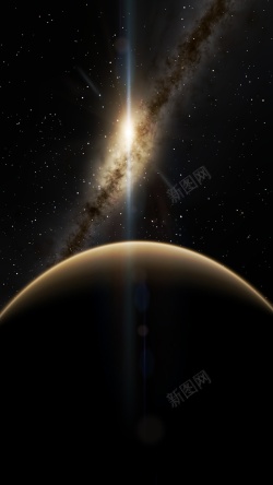 神秘星球宇宙太空黑色神秘星球h5背景高清图片