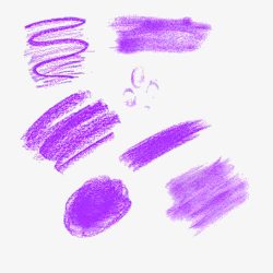 紫色涂抹效果素材