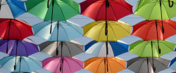 彩色雨伞雨伞背景高清图片