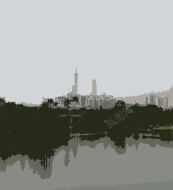 广州风景魅力广州风景摄影平面广告高清图片