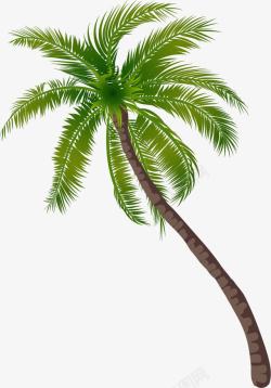 沙滩椰子树图案素材