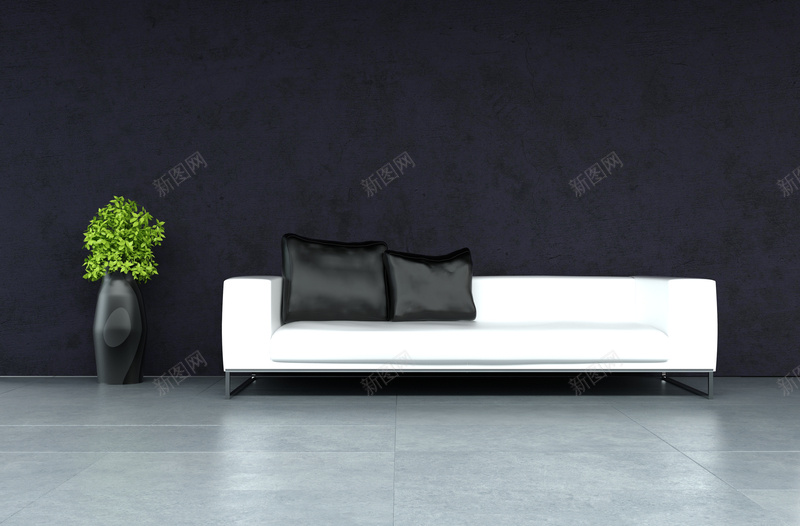 白色沙发黑色抱枕花瓶jpg设计背景_新图网 https://ixintu.com 抱枕 沙发 白色 花瓶 黑色 家居 PPT