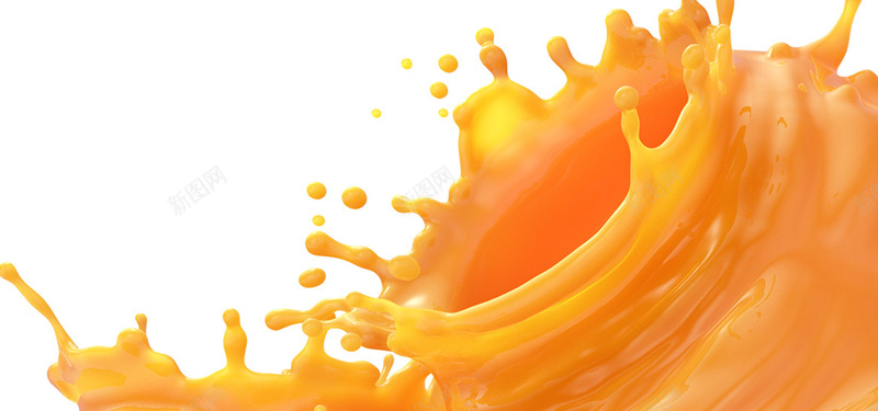 液体背景图jpg设计背景_新图网 https://ixintu.com 液体 飞溅 橙汁 海报banner 摄影 风景