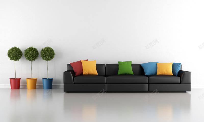 绿色植物与沙发上的枕头背景素材jpg设计背景_新图网 https://ixintu.com 枕头 植物 沙发 现代 绿色 PPT 小清新 简约 家居 装修