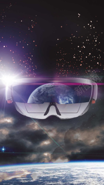 VR眼镜科技感H5背景素材背景