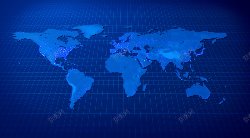 地图蓝色科技背景jpg设计背景_新图网 https://ixintu.com 科技感 科技风 地图 科技 蓝色 高科技 科幻 商务