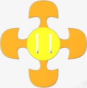黄色卡通艺术装饰平面png免抠素材_新图网 https://ixintu.com 黄色 卡通 艺术 装饰 平面
