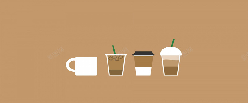美味饮品海报图片jpg设计背景_新图网 https://ixintu.com 咖啡 杯子 饮品 鲜茶 热卖 态度 美好生活 咖啡色背景