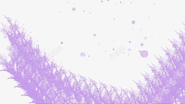 紫色波浪元素png免抠素材_新图网 https://ixintu.com 紫色 波浪 矢量 心形 水波