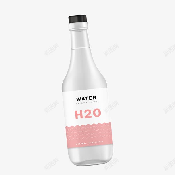 饮用水塑料瓶效果图形png免抠素材_新图网 https://ixintu.com 饮用水 塑料瓶 效果 图形 矢量