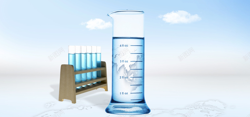 淘宝背景psd设计背景_新图网 https://ixintu.com 化学容器 化学仪器 研究 科技 淘宝背景 试管 海报banner 科技感 科技风 高科技 科幻 商务