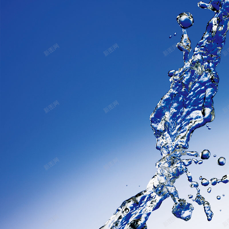 水的任性jpg设计背景_新图网 https://ixintu.com 渐变 蓝色 水滴 白的 主图 质感 纹理