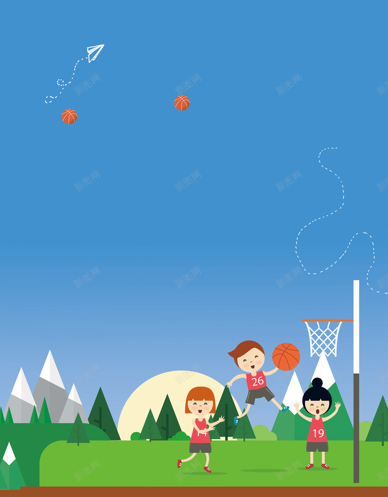 创意篮球比赛海报背景素材psd设计背景_新图网 https://ixintu.com 创意 卡通 手绘 比赛 篮球 清新 球赛 海报 背景 素材