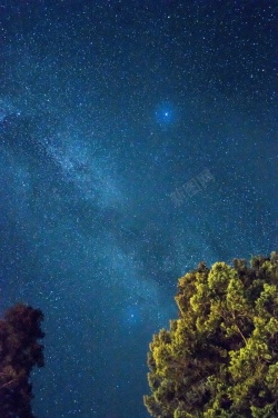 遥远星空时尚自然中的美丽星空背景素材高清图片