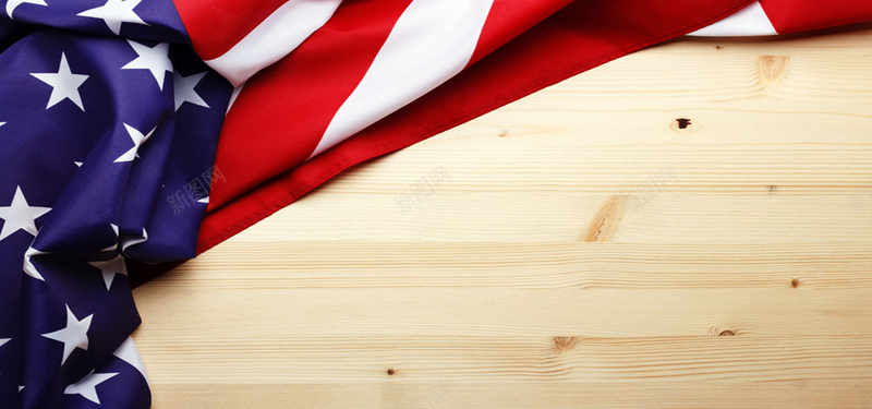 木板上的星条旗图片jpg设计背景_新图网 https://ixintu.com 美国 国旗 木板 星条旗 纹理 海报banner 质感