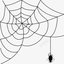 蜘蛛网图案卡通素材蜘蛛网剪影蜘蛛高清图片