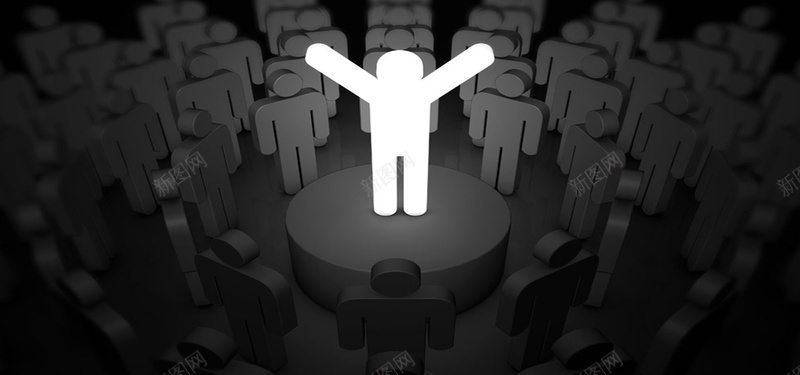 战站立的小人素材背景jpg设计背景_新图网 https://ixintu.com 小纸人 黑色 科技 商务 群体 团队 开心 愉悦 海报banner 科技感 科技风 高科技 科幻
