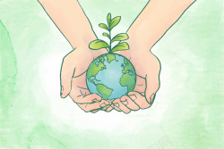 环境保护日植树节世界环境保护日背景高清图片