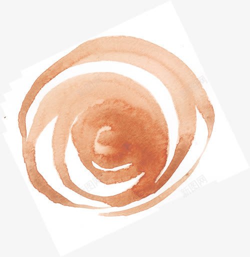 创意合成橙色的水彩花纹效果png免抠素材_新图网 https://ixintu.com 创意 合成 橙色 水彩 花纹 效果