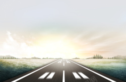 白色跑道飞机跑道商务商务海报高清图片