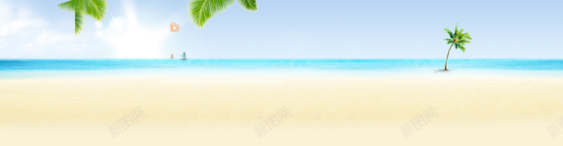 沙滩阳光背景jpg设计背景_新图网 https://ixintu.com 沙滩 阳光背景 海报banner 摄影 风景