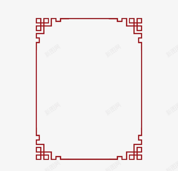 边框素材节日png免抠素材_新图网 https://ixintu.com 边框 节日 素材 红色