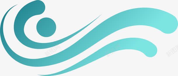 波浪曲线png免抠素材_新图网 https://ixintu.com 海浪曲线 海浪线 波浪线 波浪曲线 蓝色线条 蓝色图标 标识logo设计 海面 海浪logo