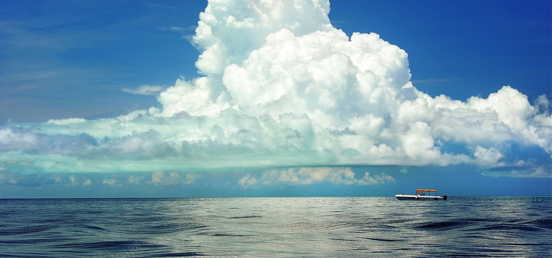 海洋与天空背景