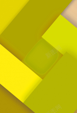 色块拼接几何时尚背景黄色背景背景