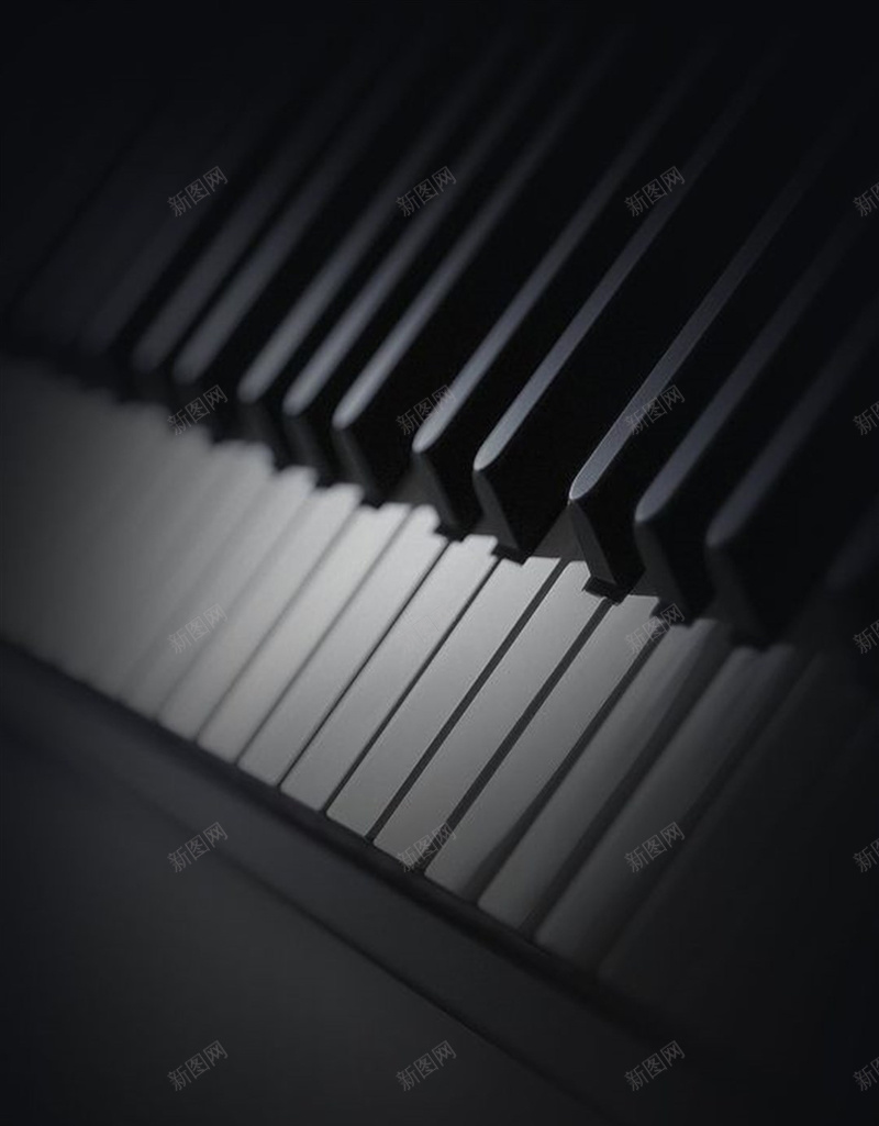 钢琴H5背景jpg设计背景_新图网 https://ixintu.com 钢琴 琴键 黑色 音乐 大气 H5背景 H5 h5