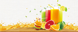 柚子汁橙子果汁橙汁背景高清图片