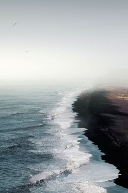 海浪梦幻背景图背景