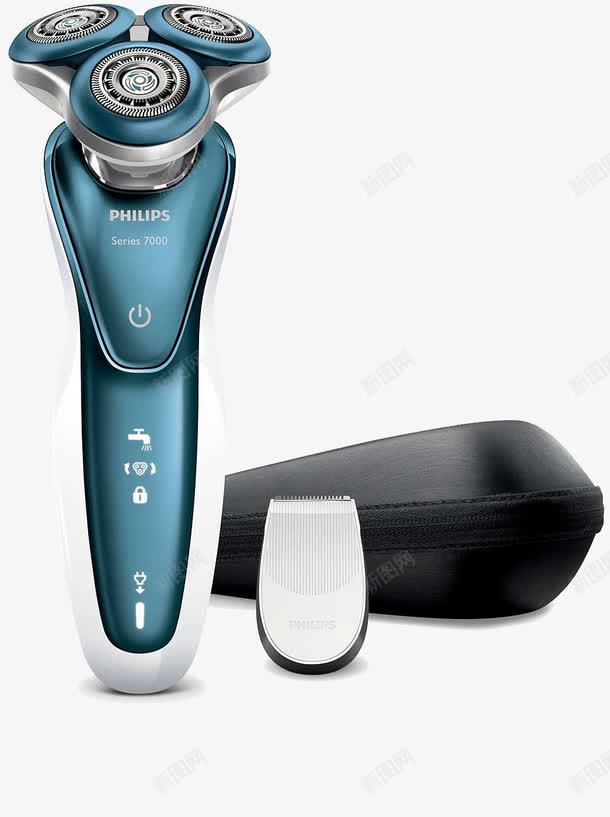 自动研磨技术电动剃须刀png免抠素材_新图网 https://ixintu.com 产品实物 全身水洗 智能充电 欧洲 进口刀头 防水智能充电显示智能防夹须 3D浮动刀头智能提示系统 弹性贴面系统 高效剃须 人性防滑手柄可分离式机身