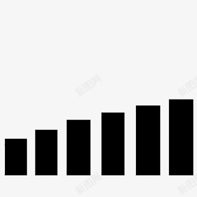 黑色手机信号图标png_新图网 https://ixintu.com 信号 手机 黑色 状态栏