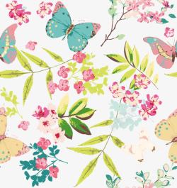 服装专题水彩花卉图案高清图片